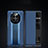 Leather Case Stands Flip Cover Holder JB2 for Huawei Mate 50 Blue