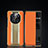 Leather Case Stands Flip Cover Holder JB2 for Huawei Mate 50 RS Orange