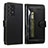 Leather Case Stands Flip Cover Holder JDK for Samsung Galaxy A52 4G Army green