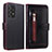 Leather Case Stands Flip Cover Holder JDK for Samsung Galaxy A52 4G Red