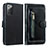 Leather Case Stands Flip Cover Holder JDK for Samsung Galaxy Note 20 5G Green