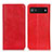 Leather Case Stands Flip Cover Holder K01Z for Google Pixel 6a 5G Red