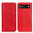 Leather Case Stands Flip Cover Holder K01Z for Google Pixel 7a 5G Red