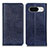 Leather Case Stands Flip Cover Holder K01Z for Google Pixel 8 5G Blue