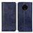 Leather Case Stands Flip Cover Holder K01Z for Nokia C200 Blue