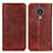 Leather Case Stands Flip Cover Holder K01Z for Nokia C21