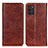 Leather Case Stands Flip Cover Holder K01Z for Nokia G100 Brown