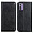 Leather Case Stands Flip Cover Holder K01Z for Nokia G42 5G Black