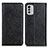 Leather Case Stands Flip Cover Holder K01Z for Nokia G60 5G Black