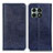 Leather Case Stands Flip Cover Holder K01Z for OnePlus 10 Pro 5G Blue