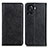 Leather Case Stands Flip Cover Holder K01Z for OnePlus 10R 5G Black