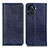 Leather Case Stands Flip Cover Holder K01Z for OnePlus 10R 5G Blue