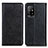 Leather Case Stands Flip Cover Holder K01Z for Oppo A94 5G Black