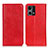 Leather Case Stands Flip Cover Holder K01Z for Oppo F21 Pro 4G Red