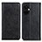 Leather Case Stands Flip Cover Holder K01Z for Oppo K11x 5G Black