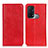 Leather Case Stands Flip Cover Holder K01Z for Oppo Reno5 A Red