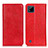 Leather Case Stands Flip Cover Holder K01Z for Realme C11 (2021) Red