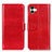 Leather Case Stands Flip Cover Holder K01Z for Samsung Galaxy A04 4G Red