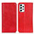 Leather Case Stands Flip Cover Holder K01Z for Samsung Galaxy A23 4G Red