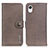 Leather Case Stands Flip Cover Holder K01Z for Samsung Galaxy A23s Gray