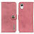 Leather Case Stands Flip Cover Holder K01Z for Samsung Galaxy A23s Pink