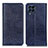 Leather Case Stands Flip Cover Holder K01Z for Samsung Galaxy M53 5G Blue