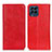 Leather Case Stands Flip Cover Holder K01Z for Samsung Galaxy M53 5G Red