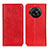 Leather Case Stands Flip Cover Holder K01Z for Sharp Aquos R7s Red