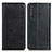 Leather Case Stands Flip Cover Holder K01Z for Sony Xperia 1 III Black