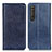 Leather Case Stands Flip Cover Holder K01Z for Sony Xperia 1 III Blue