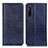 Leather Case Stands Flip Cover Holder K01Z for Sony Xperia 1 V Blue