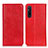 Leather Case Stands Flip Cover Holder K01Z for Sony Xperia 1 V Red