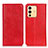 Leather Case Stands Flip Cover Holder K01Z for Vivo V23 5G Red