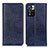 Leather Case Stands Flip Cover Holder K01Z for Xiaomi Mi 11i 5G (2022) Blue