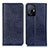 Leather Case Stands Flip Cover Holder K01Z for Xiaomi Mi 11T 5G Blue