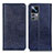 Leather Case Stands Flip Cover Holder K01Z for Xiaomi Mi 12T 5G Blue