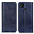 Leather Case Stands Flip Cover Holder K01Z for Xiaomi POCO C31 Blue