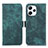 Leather Case Stands Flip Cover Holder K01Z for Xiaomi Redmi 12 4G Green