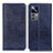 Leather Case Stands Flip Cover Holder K01Z for Xiaomi Redmi K50 Ultra 5G Blue