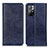 Leather Case Stands Flip Cover Holder K01Z for Xiaomi Redmi Note 11 5G Blue