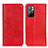 Leather Case Stands Flip Cover Holder K01Z for Xiaomi Redmi Note 11 5G Red