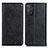 Leather Case Stands Flip Cover Holder K01Z for Xiaomi Redmi Note 11 Pro 5G Black