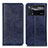 Leather Case Stands Flip Cover Holder K01Z for Xiaomi Redmi Note 11E Pro 5G Blue