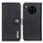 Leather Case Stands Flip Cover Holder K02Z for Huawei Honor 50 Lite Black