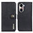 Leather Case Stands Flip Cover Holder K02Z for Huawei Honor 60 5G Black