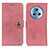 Leather Case Stands Flip Cover Holder K02Z for Huawei Honor Magic5 5G Pink