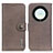 Leather Case Stands Flip Cover Holder K02Z for Huawei Honor Magic5 Lite 5G Gray