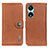 Leather Case Stands Flip Cover Holder K02Z for Huawei Honor X5 Plus Brown