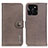 Leather Case Stands Flip Cover Holder K02Z for Huawei Honor X6a Gray