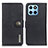 Leather Case Stands Flip Cover Holder K02Z for Huawei Honor X8 5G Black